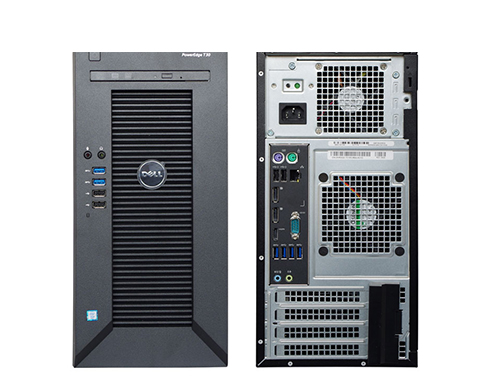 戴尔PowerEdge T30塔式服务器（英特尔至强® E3-1225 v5 四核 3.3GHz丨8GB ECC UDIMM内存丨2块*1TB SATA 入门级 HDD丨3年下一工作日上门服务）