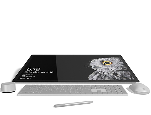 微软 Surface Studio一体机工作站 英特尔酷睿 i7处理器/16GB内存/1TB高速混合硬盘/2GB独立显卡/银灰色