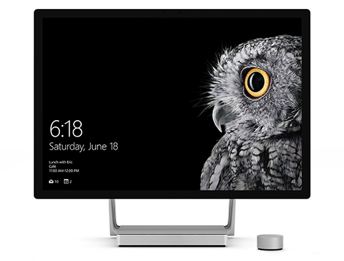 微软 Surface Studio一体机工作站 英特尔酷睿 i7处理器/32GB内存/2TB高速混合硬盘/4GB独立显卡/银灰色