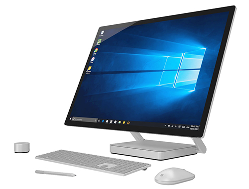 微软 Surface Studio一体机工作站 英特尔酷睿 i7处理器/32GB内存/2TB高速混合硬盘/4GB独立显卡/银灰色