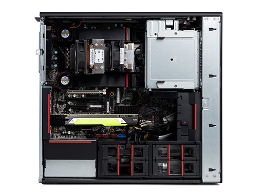 联想ThinkStation P720塔式工作站（2颗*至强金牌 6128 3.4G, 6C丨192G内存丨512G+4TB SATA硬盘丨NVIDIA P5000 16G独显丨3年保修）