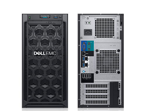Dell PowerEdge T140 塔式服务器（英特尔至强 E-2124 3.3GHz 4核丨8GB DDR4 ECC内存丨2块*4TB 7.2K SATA硬盘丨3年下一工作日上门服务）