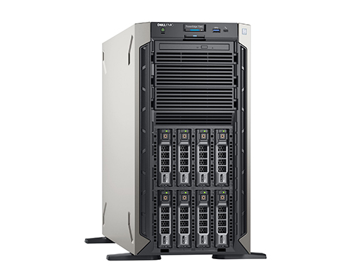 Dell PowerEdge T340 塔式服务器（英特尔至强 E-2136 3.5GHz 6核丨32GB DDR4 ECC内存丨2块*1.8TB 10K SAS硬盘丨DVD光驱丨3年保修）