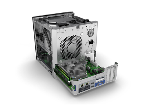 HPE ProLiant MicroServer Gen10 微型塔式服务器 （AMD皓龙 X3216 16GB 2块*2TB 4LFF NHP SATA 200 瓦）