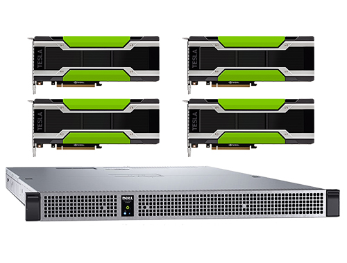 戴尔PowerEdge C4130 机架式服务器（英特尔至强 E5-2630v4 2.2GHz 10核丨64G 内存丨3块300GB 10K SAS硬盘丨NVIDIA K80 24G GPU丨3年保修