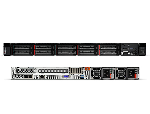 联想Lenovo ThinkSystem SR630 机架式服务器（英特尔至强® 铜牌3106 1.7GHz, 8核丨32GB内存丨3块900G 10K SAS硬盘丨RAID 730-8i丨3年保修）