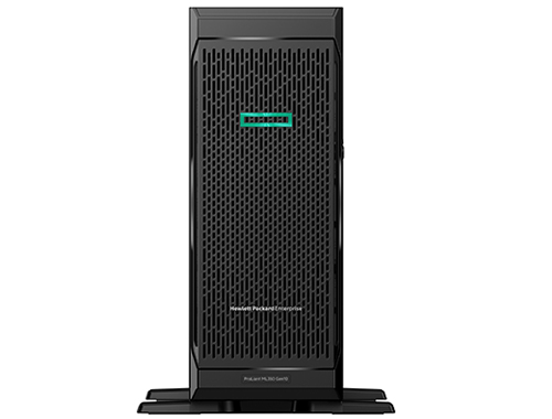 HPE ML350 Gen10塔式服务器（2颗*英特尔至强金牌5122 3.6G, 4核丨64GB DDR4内存丨3块*480G SSD固态硬盘丨E408i-a阵列卡丨3年保修）