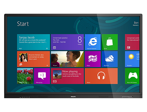 飞利浦（Philips）智能触控一体机平板 BDL9830QT会议平板 98英寸 数字教学交互式4K屏幕(标配i5电脑模块+MeetingPad会议软件）