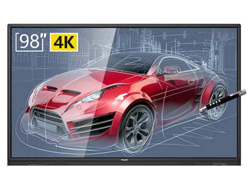 飞利浦（Philips）智能触控一体机平板 BDL9830QT会议平板 98英寸 数字教学交互式4K屏幕(标配i5电脑模块+MeetingPad会议软件）