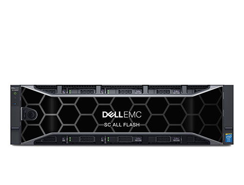 Dell EMC SC All-Flash存储阵列，SC5020F全闪存存储