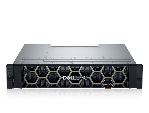 戴尔易安信PowerVault ME4024光纤存储阵列，16Gb FC 8 端口 双控制器/搭载3.84TB SSD SAS 读取密集型 12Gbps  2.5英寸 热插拔硬盘*12块