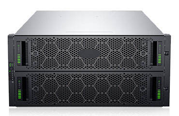 戴尔易安信PowerVault ME4084光纤存储阵列，16Gb FC 8 端口 双 5U 控制器/16TB 硬盘 SAS 12Gbps 7K 512e 3.5英寸热插拔*42块