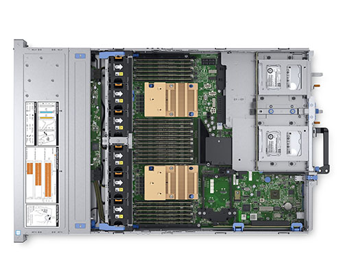 戴尔易安信 R740xd 机架式服务器（英特尔至强® 金牌5115 2.4G, 10核丨96GB DDR4内存丨4块*960G SSD固态硬盘丨H730阵列卡丨3年上门服务）