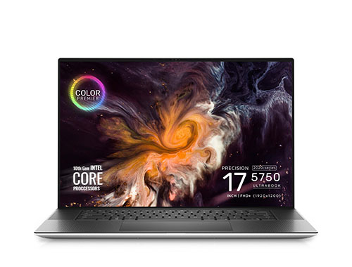 Dell Precision 5750 移动工作站（酷睿 i7-10750H，6核丨16G DDR4内存丨M.2 512G 固态丨 NVIDIA T2000 4G专业显卡丨17英寸丨Win 10系统丨3年保修 ）
