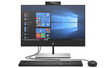 HP ProOne 400 G6 24 窄边框商用一体机（酷睿™ i5-10500T，6核丨8G DDR4 内存丨128GB 固态+1TB SATA 硬盘丨 集成显卡丨触控屏丨23.8 英寸丨Win 10 系统）