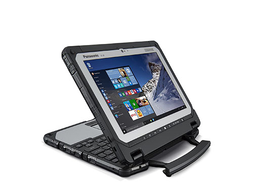 松下（Panasonic）CF-20 全坚固型可插拔式电脑（ 酷睿™ i5-7Y57 ，1.20 GHz，双核丨8GB 内存丨256GB SSD 硬盘丨集成显卡丨Win10丨10.1寸-屏幕）