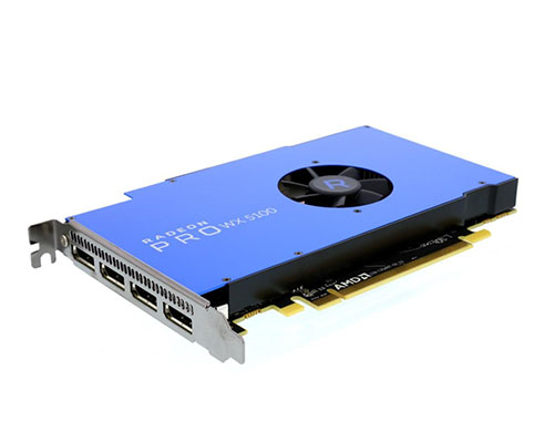 AMD Radeon™ Pro WX 5100 4K高端专业显卡3D绘图渲染建模