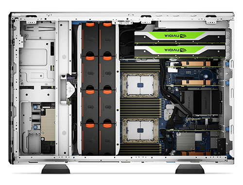 戴尔PowerEdge T550 塔式GPU服务器（2颗*至强金牌 6338 2G, 32核丨768GB ECC内存丨4块*960GB 固态硬盘丨NVIDIA Ampere A30 24GB丨三年保修）