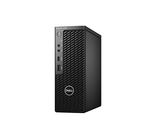 Dell Precision T3240 超小机箱工作站（英特尔酷睿i7-10700, 2.9GHz, 8核丨32GB DDR4 内存丨1TB M.2 固态硬盘丨NVIDIA P1000, 4G独显丨三年保修）