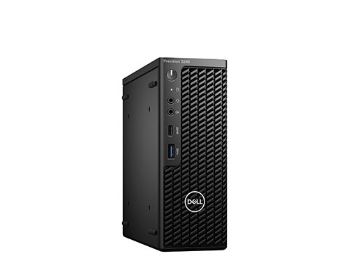Dell Precision T3240 超小机箱工作站（英特尔酷睿i7-10700, 2.9GHz, 8核丨32GB DDR4 内存丨1TB M.2 固态硬盘丨NVIDIA P1000, 4G独显丨三年保修）