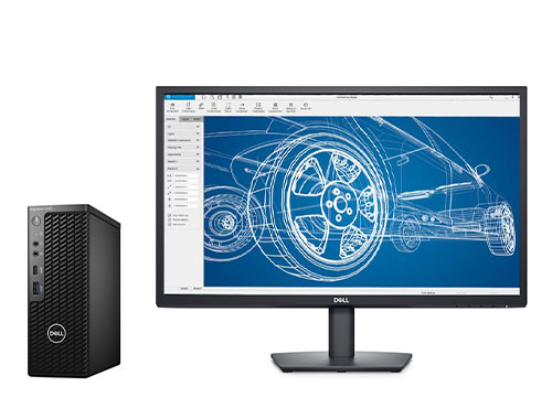 Dell Precision 3240 超小机箱工作站（英特尔酷睿i5-10500, 6 核, 3.1GHz丨32GB DDR4 内存丨512GB固态硬盘丨NVIDIA P620, 2G独显丨23.8寸显示器丨三年保修）