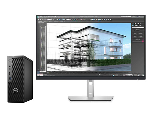 Dell Precision 3240 视频剪辑电脑工作站（酷睿i9-10900, 2.8GHz, 10核丨64GB DDR4 内存丨2TB 固态硬盘丨Nvidia T1000, 4GB专业显卡丨23.8英寸显示器）