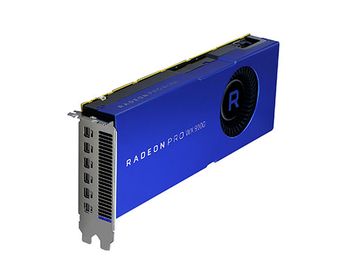 AMD Radeon™ Pro WX 9100 3D建模剪辑专业图形台式电脑显卡