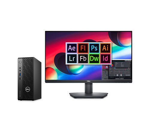 Dell Precision 3260 图形设计工作站（酷睿 i7-12700 处理器 , 12 核丨32GB DDR5内存丨512GB 固态硬盘丨NVIDIA T600, 4GB独显丨23.8英寸显示器）