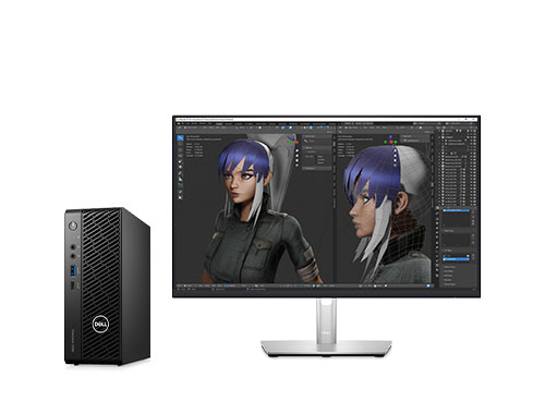 Dell Precision T3260 动画设计工作站（酷睿 i7-12700处理器 , 12 核丨32GB DDR5内存丨1TB 固态硬盘丨T1000, 4GB独显丨23.8寸显示器丨三年保修）