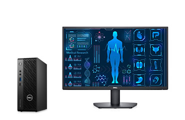 戴尔Precision T3260 医学影像工作站电脑（酷睿i5-12500，3.0GHz，6 核丨16GB DDR5内存丨512GB 固态硬盘丨NVIDIA T400, 2GB独显丨戴尔SE2422H显示器）
