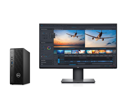 Dell Precision 3260 视频剪辑电脑（酷睿 i9-12900 处理器 , 16核丨64GB DDR5内存丨1TB 固态硬盘丨NVIDIA T1000, 4GB 独显丨戴尔U2520DR显示器丨三年保修）