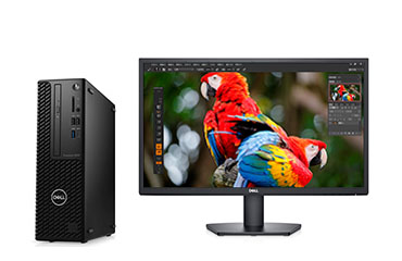 Dell Precision 3450 图像处理工作站（至强 W-1350, 3.3GHz, 6核丨64GB DDR4 内存丨1TB M.2 固态硬盘丨Nvidia T600, 4GB丨23.8英寸显示器丨三年保修）