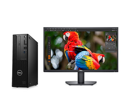 Dell Precision 3450 图像处理工作站（至强 W-1350, 3.3GHz, 6核丨64GB DDR4 内存丨1TB M.2 固态硬盘丨Nvidia T600, 4GB丨23.8英寸显示器丨三年保修）