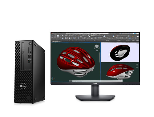 Dell Precision T3450 图形渲染工作站（酷睿 i7-11700, 2.5GHz, 8核丨32GB DDR4 内存丨512GB 固态硬盘丨NVIDIA P1000, 4GB独显丨戴尔23.8寸显示器）