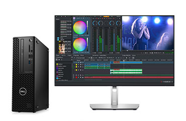 Dell Precision T3450 视频剪辑工作站（英特尔酷睿 i9-11900, 2.5GHz, 8核丨64GB DDR4 内存丨1TB M.2固态硬盘丨Nvidia T1000 独立显卡丨27英寸 2K显示器）