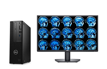 Dell Precision T3450 医疗影像工作站（酷睿 i5-11500, 2.7GHz, 6核丨16GB DDR4 内存丨256GB 固态+2TB 机械硬盘丨Nvidia T400 独显丨23.8寸显示器）