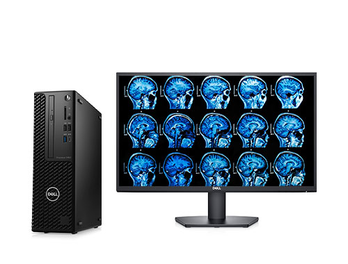 Dell Precision T3450 医疗影像工作站（酷睿 i5-11500, 2.7GHz, 6核丨16GB DDR4 内存丨256GB 固态+2TB 机械硬盘丨Nvidia T400 独显丨23.8寸显示器）