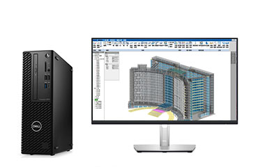 Dell Precision 3450 建筑设计电脑（酷睿 i9-11900, 2.5GHz, 8核丨32GB DDR4 内存丨512GB 固态+2TB 机械硬盘丨Nvidia T600, 4GB显卡丨戴尔P2423D）