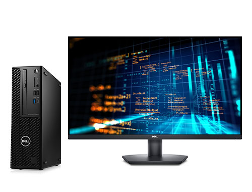 Dell Precision 3450 金融数据分析工作站（英特尔酷睿 i9-11900, 2.5GHz, 8核丨64GB DDR4 内存丨2块*1TB M.2固态硬盘丨NVIDIA T400 显卡丨31.5英寸显示器）