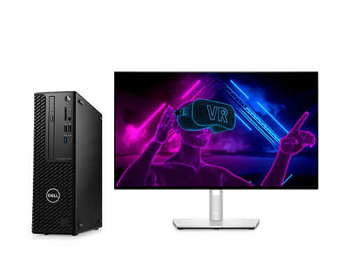 戴尔Dell Precision 3450 VR模拟工作站（酷睿 i9-11900, 2.5GHz, 8核丨64GB DDR4 内存丨1TB M.2固态硬盘丨AMD WX 3200 4GB显卡丨戴尔U2422HX显示器）