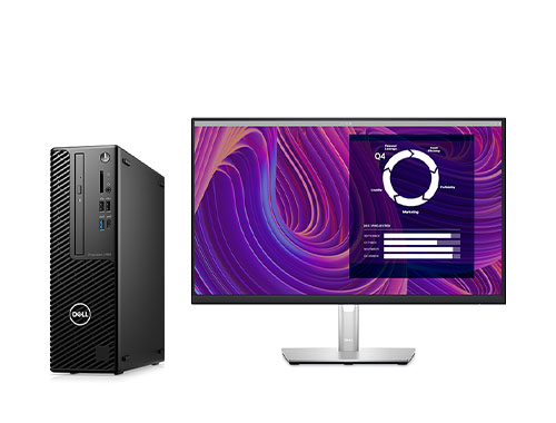 戴尔Precision 3460 UI设计工作站（英特尔酷睿 i7-12700, 12核丨32GB DDR5内存丨1TB 固态硬盘丨NVIDIA T600, 4GB显卡丨戴尔P2423D 2K显示器丨三年保修）