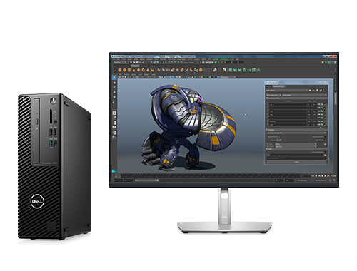 戴尔Precision T3460 特效师电脑工作站（酷睿 i9-12900, 2.4GHz, 16核丨64GB DDR5 内存丨1TB M.2固态硬盘丨NVIDIA T600, 4GB显卡丨戴尔U2722DX显示器）
