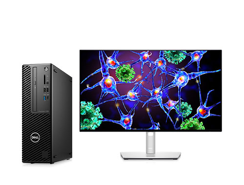 Dell Precision T3460 分子模拟工作站（英特尔酷睿 i9-12900, 2.4GHz, 16核丨32GB DDR5内存丨1TB M.2固态硬盘丨AMD WX 3200 4GB显卡丨U2422HX显示器）