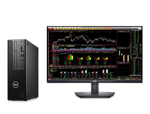 戴尔Precision T3460 股票分析电脑工作站（酷睿 i7-12700, 2.1GHz, 12核丨32GB DDR5 内存丨512GB 固态+2TB 机械硬盘丨NVIDIA T400 独显丨戴尔27英寸显示器）