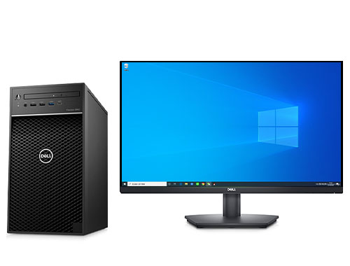 戴尔Precision T3650 炒股电脑工作站（英特尔酷睿i7-11700, 2.5GHz, 8核丨32GB DDR4 内存丨256GB固态+2TB 机械硬盘丨NVIDIA P620显卡丨27 英寸显示器）