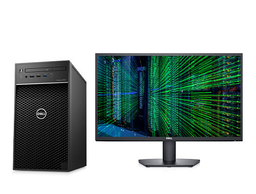 Dell Precision T3650 科学计算工作站（英特尔至强 W-1350P, 4.0GHz, 6核丨64GB DDR4 内存丨1TB M.2 固态硬盘丨NVIDIA T600显卡丨戴尔SE2422H显示器）