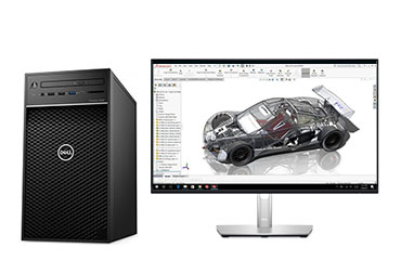 戴尔T3650 3D建模电脑工作站（英特尔至强 W-1390P, 3.5GHz, 8核丨128GB 内存丨1TB 固态+4TB SATA硬盘丨NVIDIA RTX A4000 16GB显卡丨23.8寸 2K显示器）