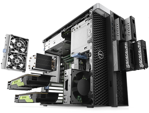 Dell Precision 7820 塔式工作站（英特尔至强铜牌 3204, 1.9GHz, 6核, 6线程丨16GB DDR4 ECC内存丨2TB 7200rpm SATA硬盘丨NVIDIA T400，2GB独显）