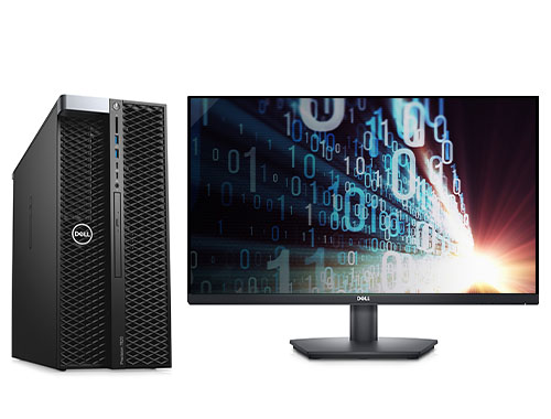 戴尔T7820工作站  数据分析师电脑（英特尔至强金牌 5218R, 2.1GHz, 20核丨64GB DDR4 内存丨1TB 固态+2TB 机械硬盘丨AMD Pro WX3200, 4GB显卡丨戴尔27寸 2K显示器）