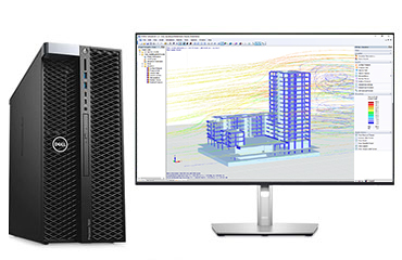 CFD仿真计算电脑  戴尔T7820工作站（2颗*英特尔至强金牌 6250, 3.9GHz, 8核丨192GB DDR4 内存丨1TB 固态+8TB 机械硬盘丨Quadro RTX5000, 16GB显卡丨27寸显示器）